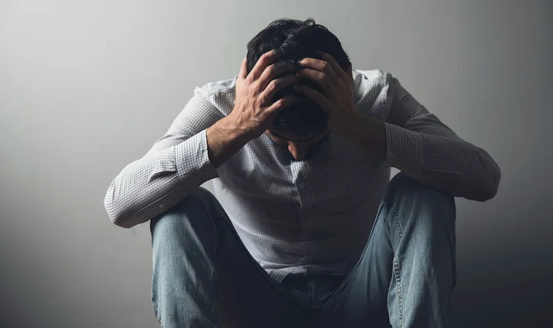 depression meaning in hindi